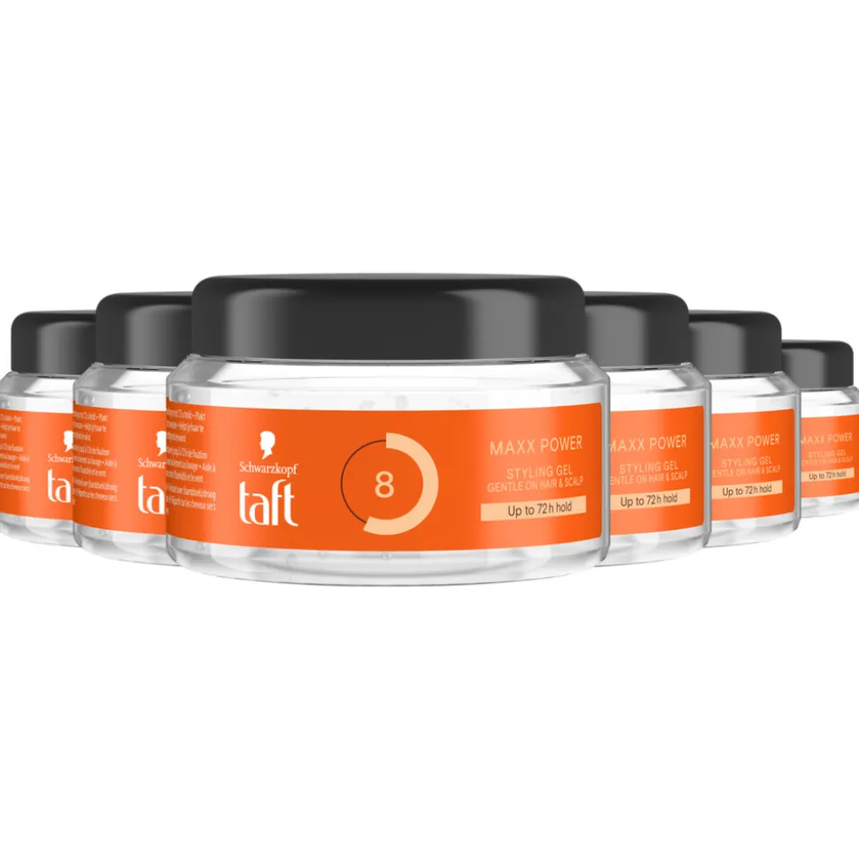 6x Taft Men Power Gel Maxx Power Hold 8 250 ml