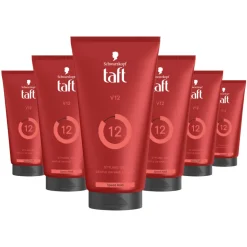 6x Taft Men Power Gel V12 Hold 12 150 ml