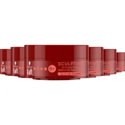 6x Taft Restylable Level 6 Sculpting Paste 75 ml