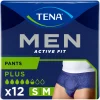 3x TENA Men Active Fit Pants Plus S/M 12 stuks
