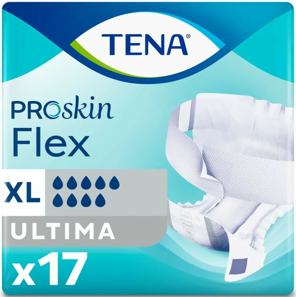 3x TENA Proskin Flex Ultima XL 17 stuks