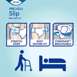 2x TENA Proskin Slip Bariatric Super 3XL 8 stuks