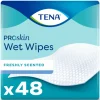 3x TENA Proskin Wet Wipes 3-in-1 32 x 20 cm 48 stuks