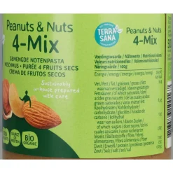3x Terrasana Notenpasta 4 Mix 500 gr