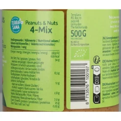 3x Terrasana Notenpasta 4 Mix 500 gr