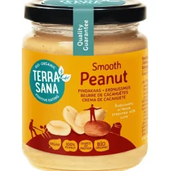 2x Terrasana Pindakaas Fijn Biologisch 250 gr