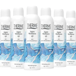 6x Therme Anti-Transpirant Aqua Wellness 150 ml