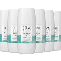 6x Therme Anti-Transpirant Sensitive Roller 60 ml
