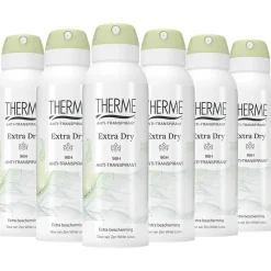 6x Therme Anti-Transpirant Extra Dry Zen White Lotus Spray 125 ml