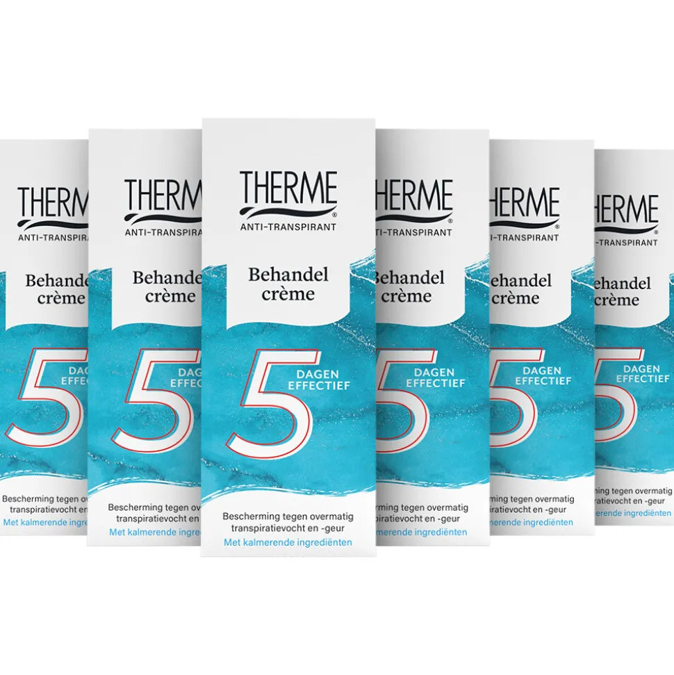6x Therme Behandelcrème Anti-Transpirant 50 ml