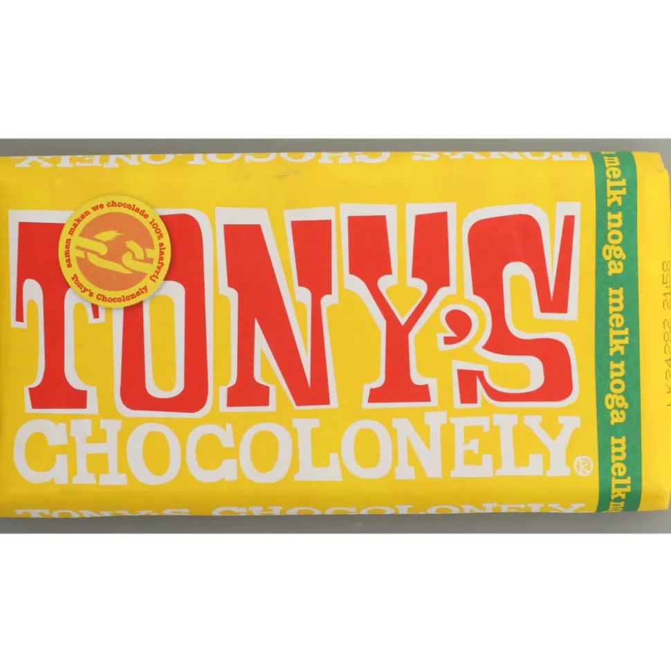 15x Tony's Chocolonely Melk Noga 180 gr