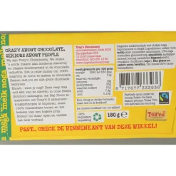 15x Tony's Chocolonely Melk Noga 180 gr