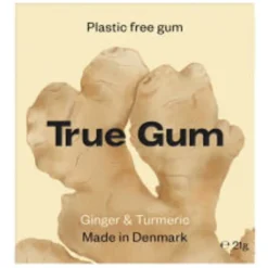 6x True Gum Ginger & Turmeric Sugarfree 21 gr