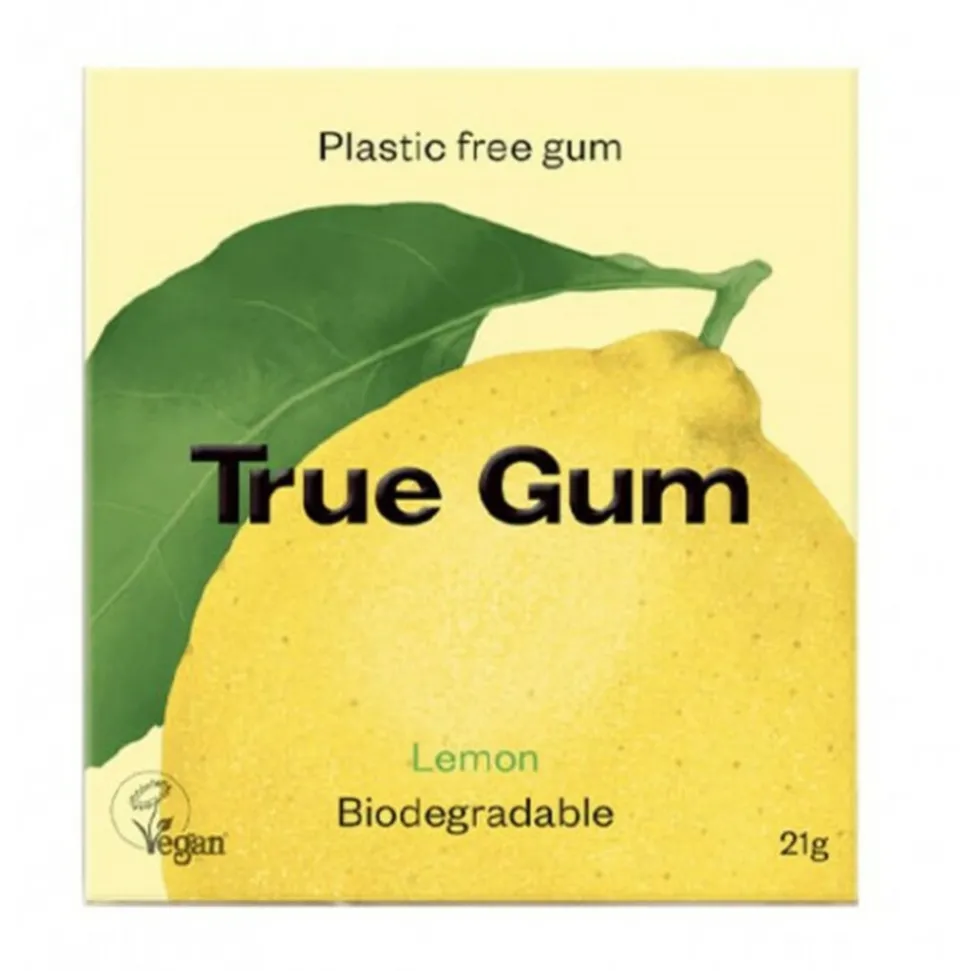 3x True Gum Lemon Sugarfree 21 gr