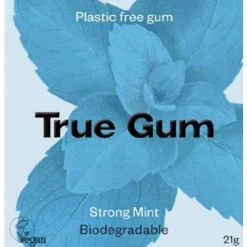 3x True Gum Strong Mint Sugarfree 21 gr