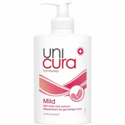 6x Unicura Vloeibare Handzeep Mild 250 ml