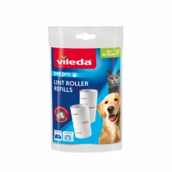 12x Vileda PetPro Kleefborstel Vervanging 2 x 29 bladen 2 navullingen