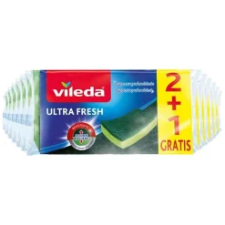 12x Vileda Schuursponsen Ultra Fresh 3 stuks