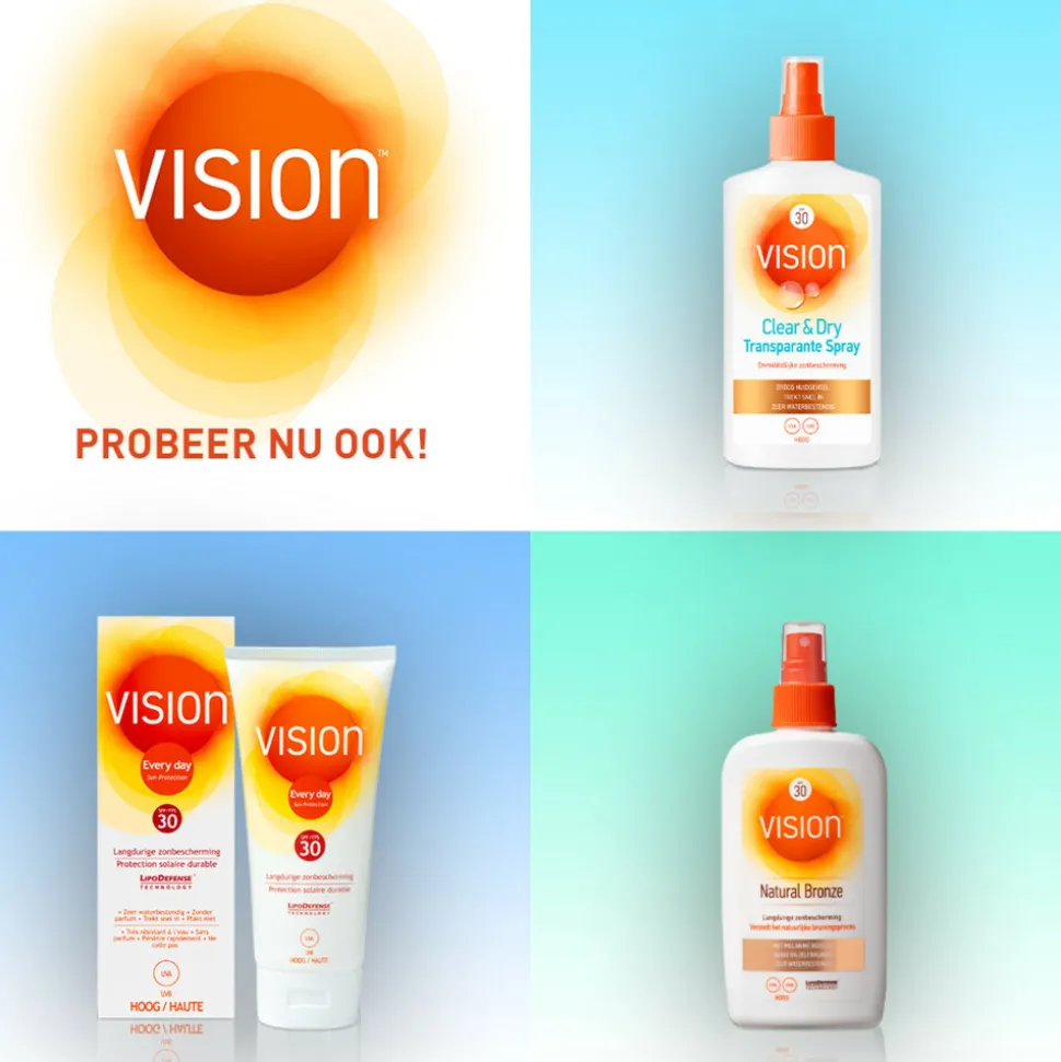 2x Vision Every Day Sun SPF 30 Spray 180 ml