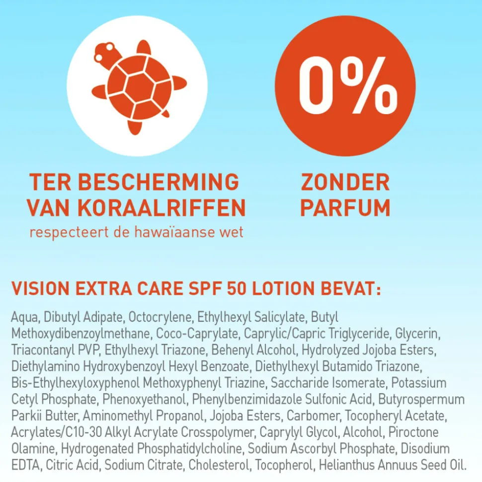 2x Vision Zonnebrand Crème Extra Care SPF 50 185 ml