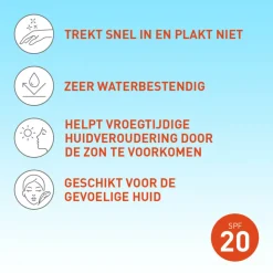 2x Vision Zonnebrand Every Day Sun SPF 20 180 ml