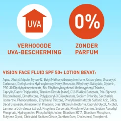 2x Vision Zonnebrand Face Fluid SPF 50+ 50 ml