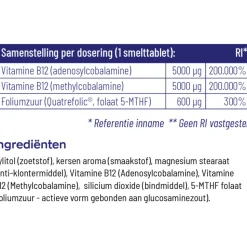2x Vitakruid B12 Combi 10.000 120 tabletten