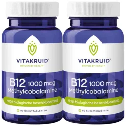 2x Vitakruid B12 Methylco 1000 Mcg 90 tabletten