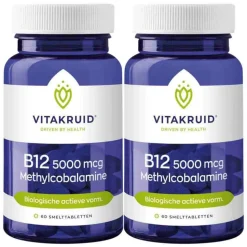 2x Vitakruid B12 Methylco 5000 Mcg 60 tabletten