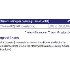 2x Vitakruid B12 Methylco 5000 Mcg 60 tabletten