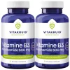 2x Vitakruid B3 Niacinamide 500 mg 90 capsules