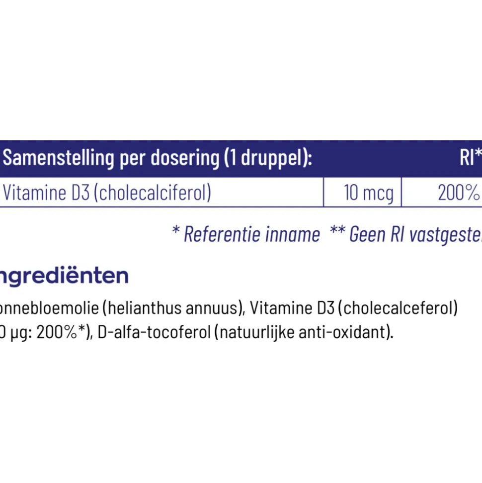 2x Vitakruid Baby Vitamine D 10 ml