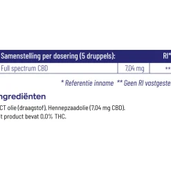 2x Vitakruid CBD Olie 5% Full Spectrum 10 ml