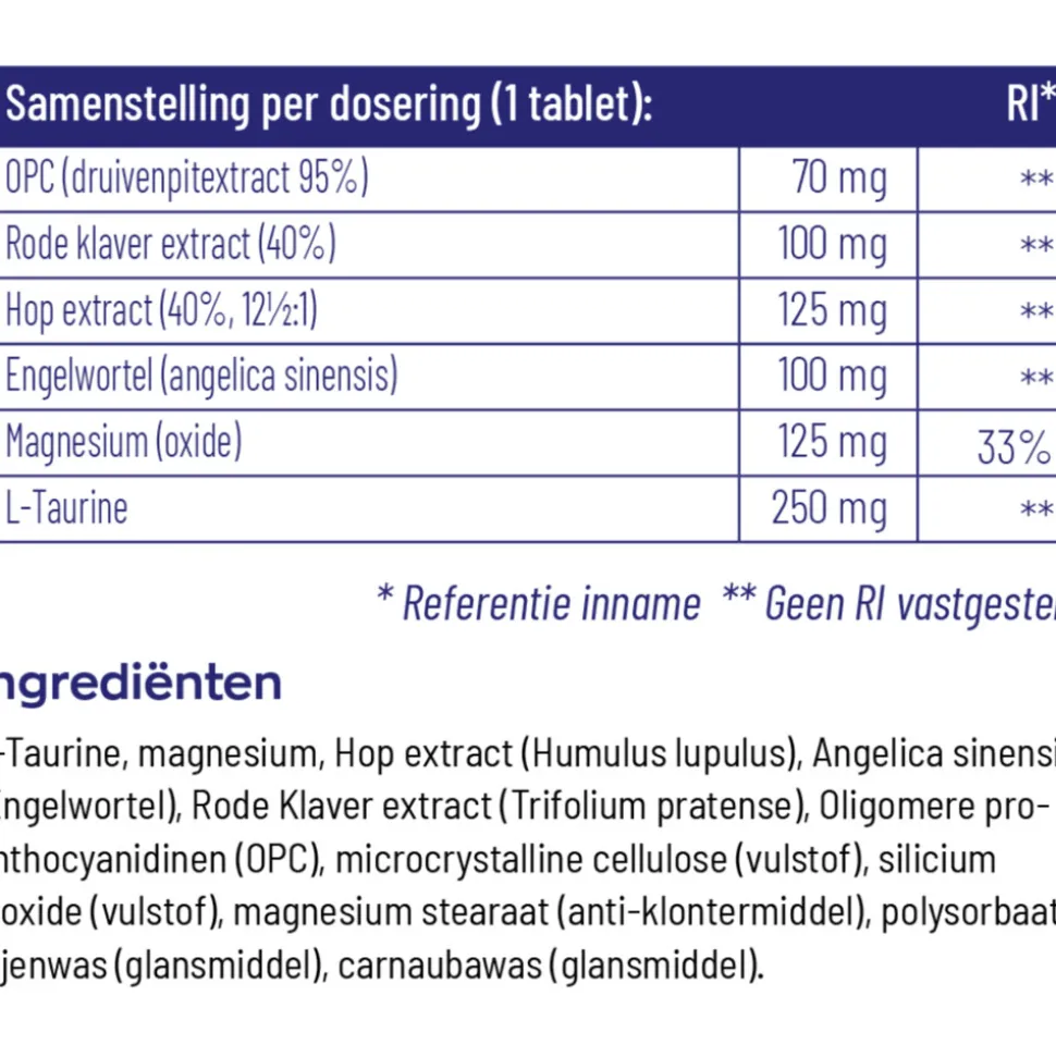 2x Vitakruid Feminosan 90 tabletten