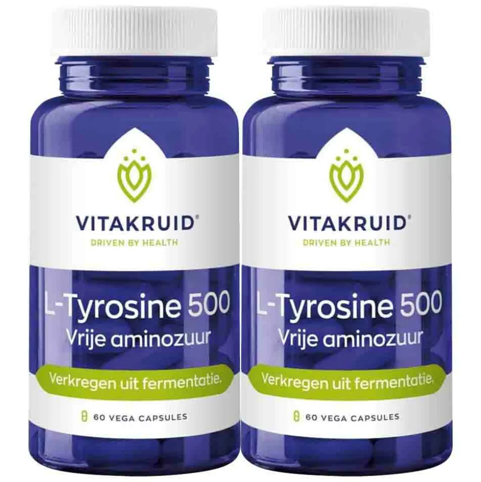 2x Vitakruid L-Tyrosine 500 60 capsules