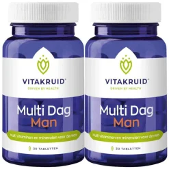 2x Vitakruid Multi Dag Man 30 tabletten