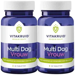 2x Vitakruid Multi Dag Vrouw 30 tabletten