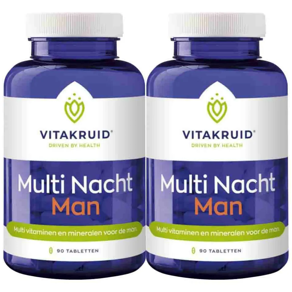 2x Vitakruid Multi Nacht Man 90 tabletten