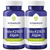 2x Vitakruid Osta K2 & D3 Algae 90 tabletten