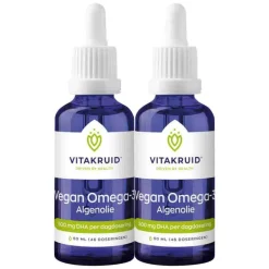 2x Vitakruid Vegan Omega-3 Algenolie 50 ml