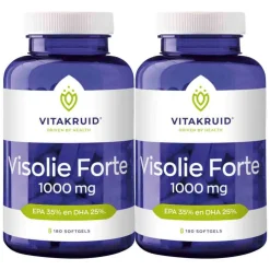 2x Vitakruid Visolie Forte 180 softgels