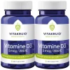 2x Vitakruid Vitamine D3 - 5 mcg 250 tabletten