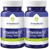 2x Vitakruid Vitamine D3 25 mcg 120 tabletten