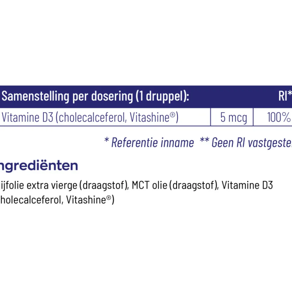 2x Vitakruid Vitamine D3 druppels Vegan 30 ml