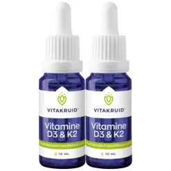2x Vitakruid Vitamine D3&K2 10 ml