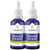 2x Vitakruid Vitamine D3&K2 30 ml