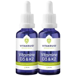 2x Vitakruid Vitamine D3&K2 30 ml