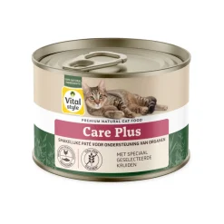 6x Vitalstyle Kattenvoer Blik Care Plus 200 gr