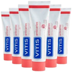6x Vitis Tandpasta Anticaries 75 ml