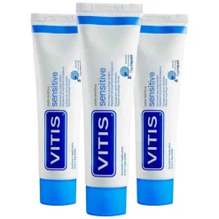 3x Vitis Tandpasta Sensitive 75 ml